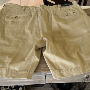 Polo by Ralph Lauren Tan Flat Front Shorts